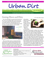 April 2019 Urban Dirt Newsletter Cover