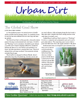 December 2021 Urban Dirt Newsletter